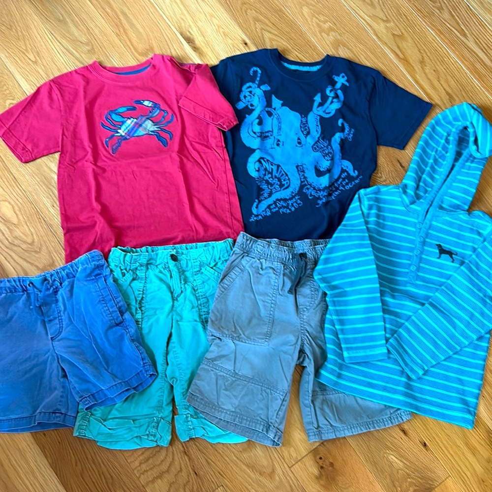 Boys lot of size 8 clothing - Boden, Black Dog, Nautica, Kitestrings, and more